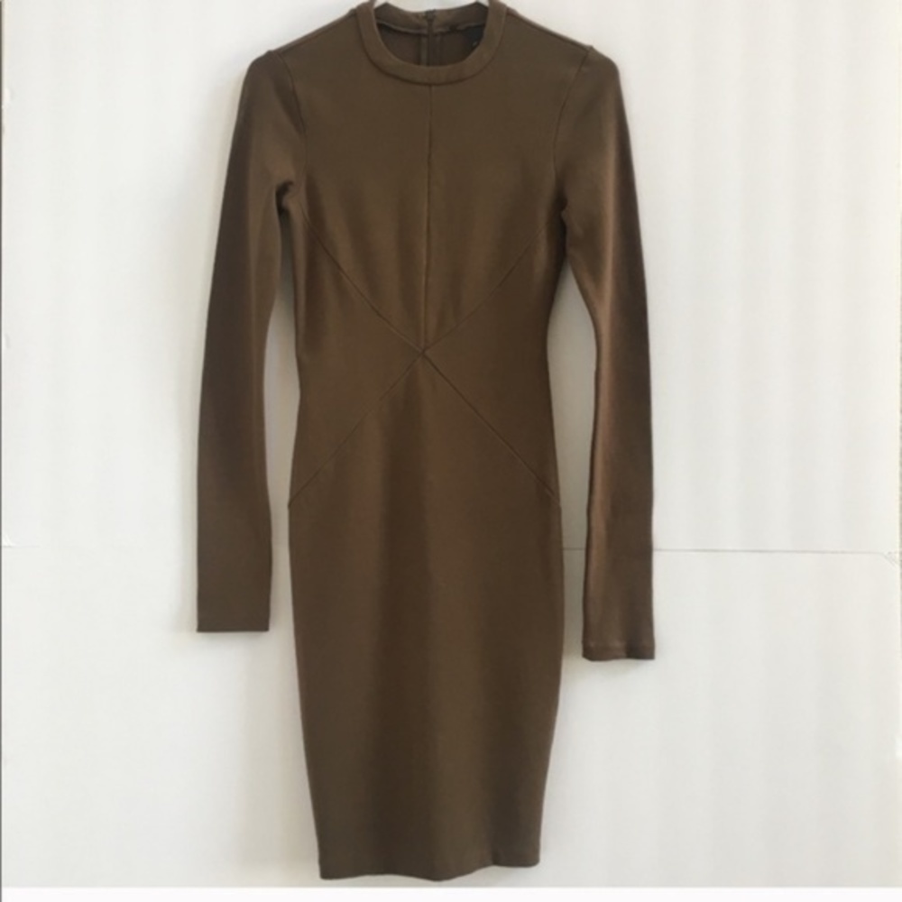 Victoria Secret Olive Green Bandage Dress Sz 2